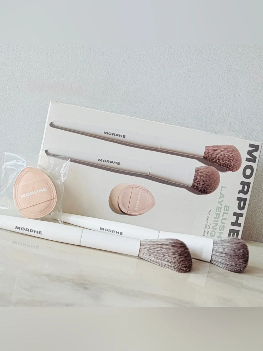 Morphe Blush Layering Trio Makeup Brush Set